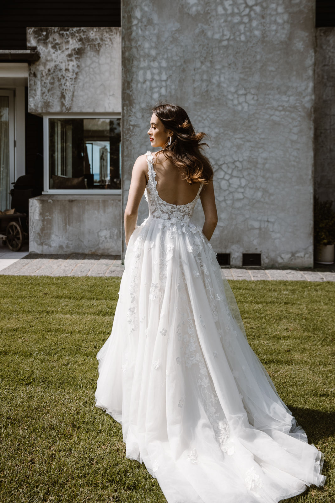 Kellylin Couture suri wedding gown with pockets